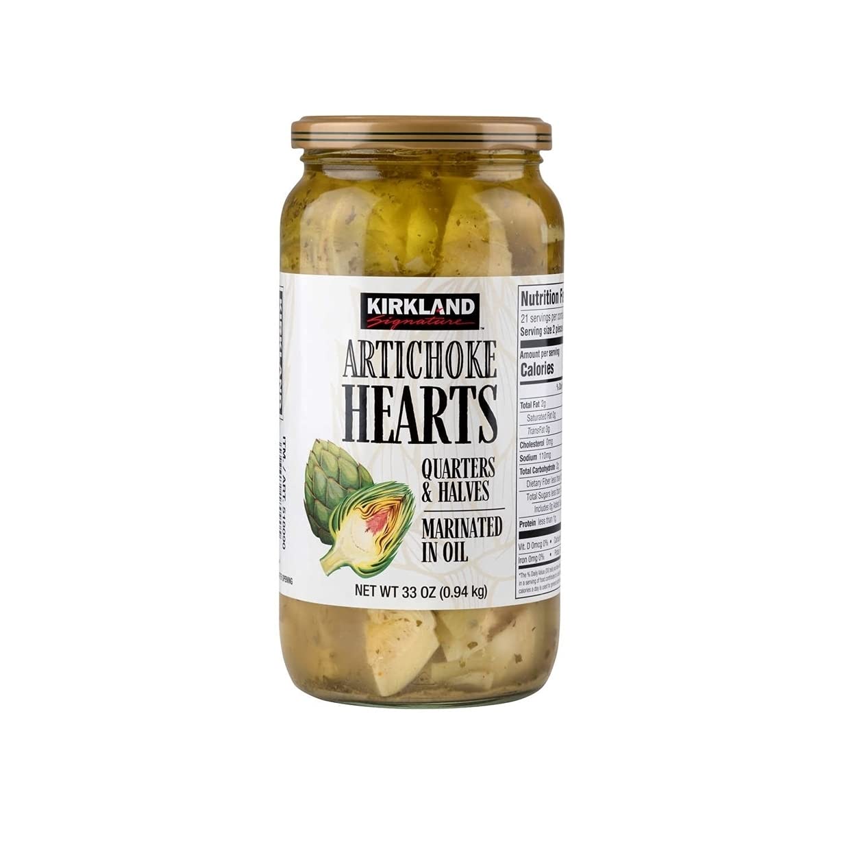 Kirkland Signature Artichoke Hearts, 66 Ounce