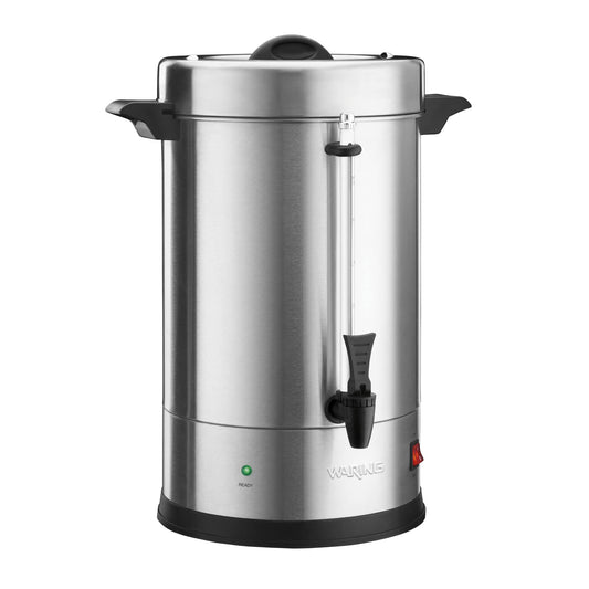 Waring Commercial WCU110 Coffee Urn, 110 Cup Capacity, Stainless Steel , 1500W, 120V, 5-15 Phase Plug