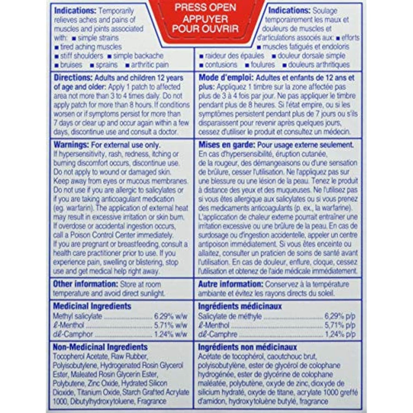 Salonpas Pain Relieving Patch, 140 Patches x 2pk