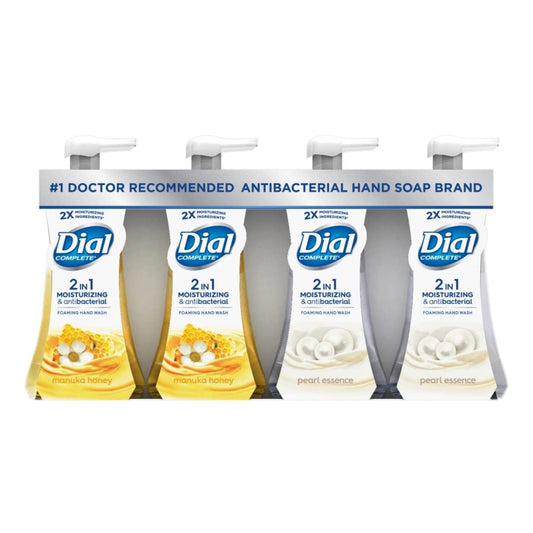 DialSoap Complete 2 in 1 Moisturizing and Antibacterial Foaming Hand Wash Foam Soap