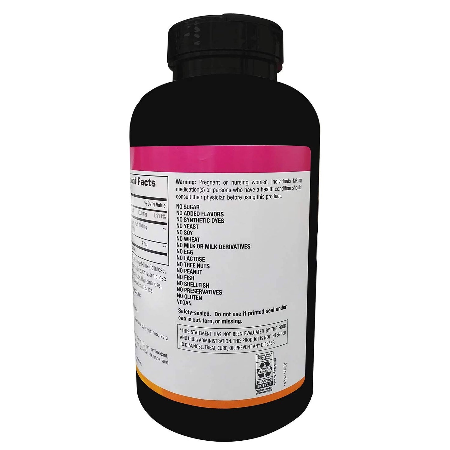 Member's Mark Vitamin C 1000 mg with Rosehips and Citrus Bioflavonoids (500 ct.)