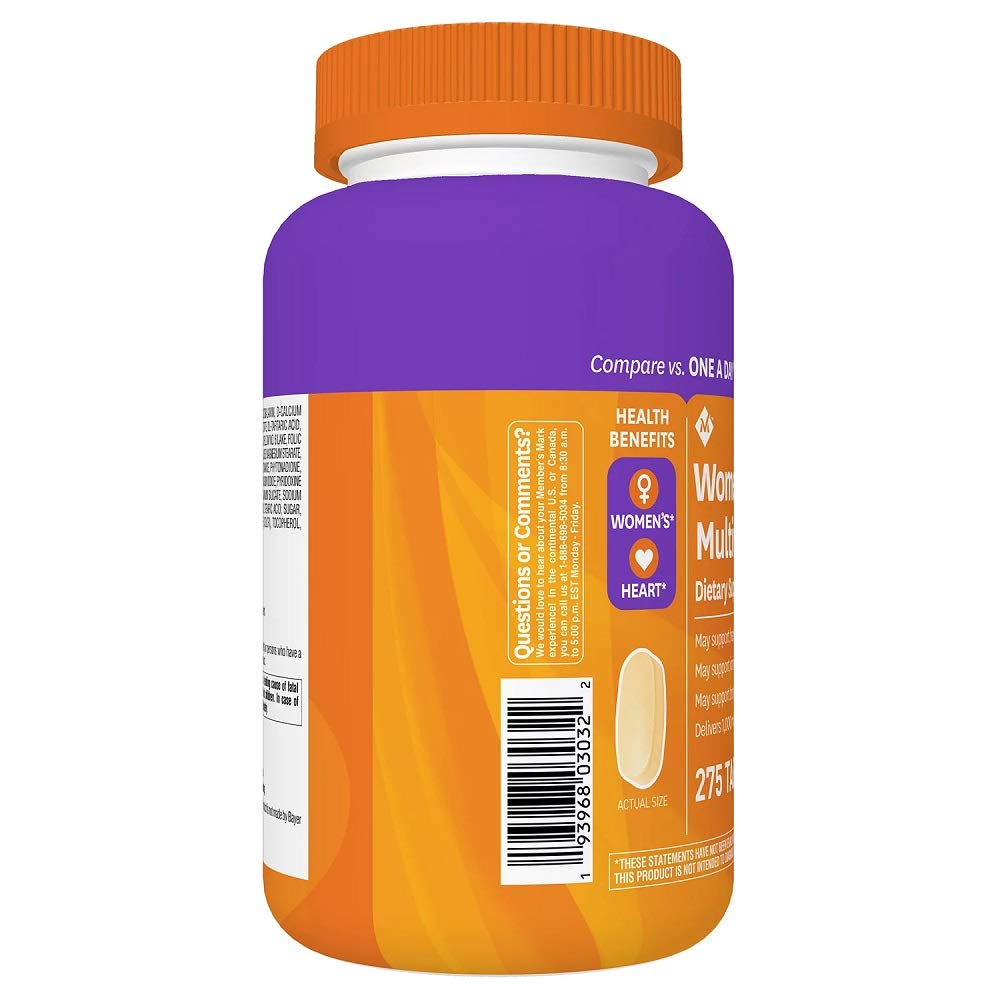 Member's Mark Women's Daily Multivitamin (275 ct.)