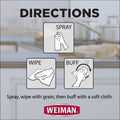 Weiman Stainless Steel Cleaner and Polish - 17 Ounce (6 Pack) - Protects Appliances from Fingerprints and Leaves a Streak-less Shine for Refrigerator Dishwasher Oven Grill