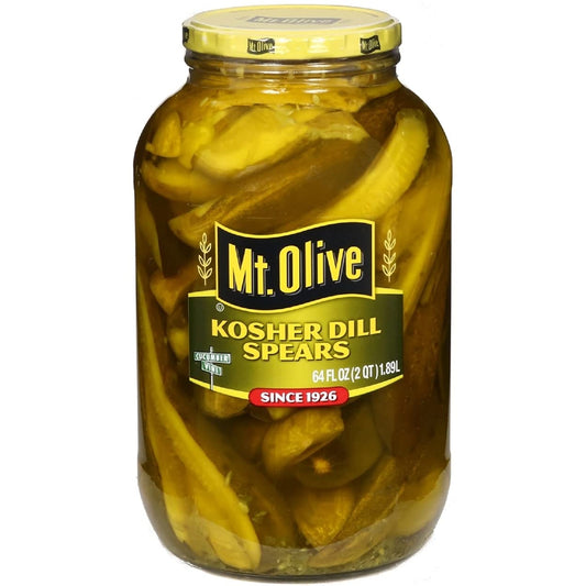 Mt. Olive: Kosher Dill Strips Pickles, 64 Oz