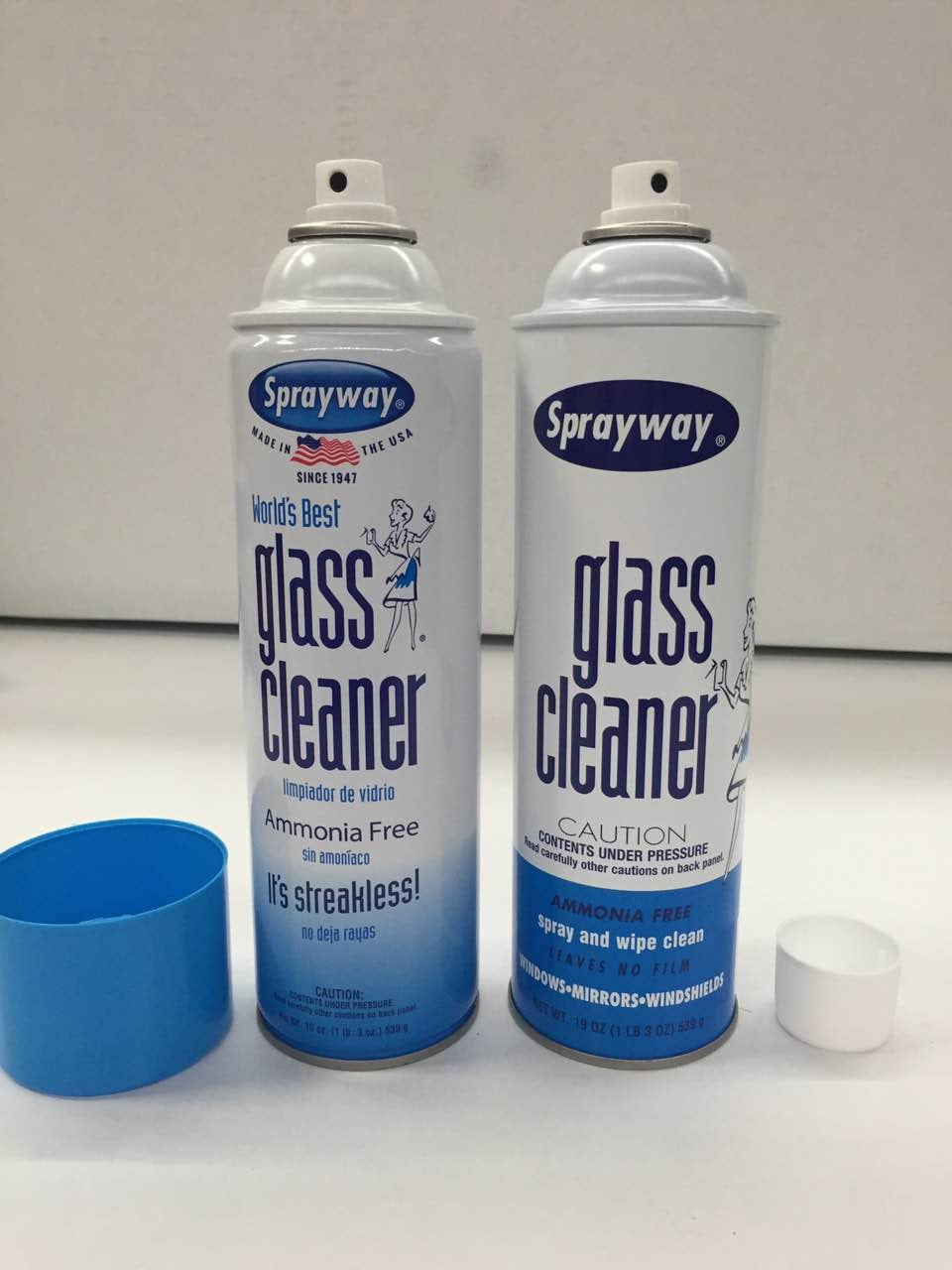 Sprayway 443331 Ammonia Free Glass Cleaner, 19 Oz. (4-Pack) (Packaging May Vary)