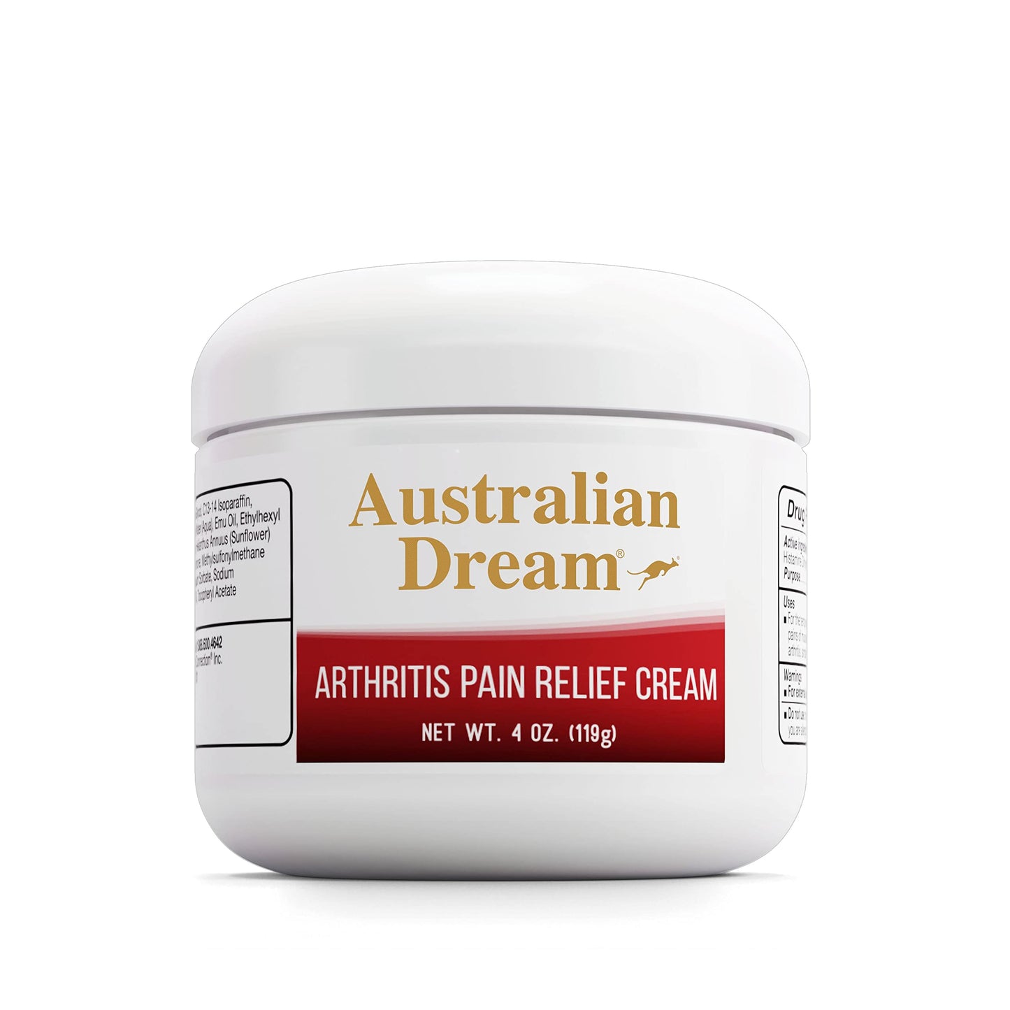 Australian Dream Arthritis Pain Relief Cream - for Muscle Aches or Joint Pain - 4 oz Jar