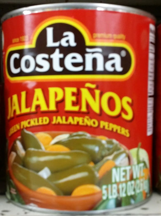La Costena Jalapeno Peppers Whole 92 Oz (Pack of 1)