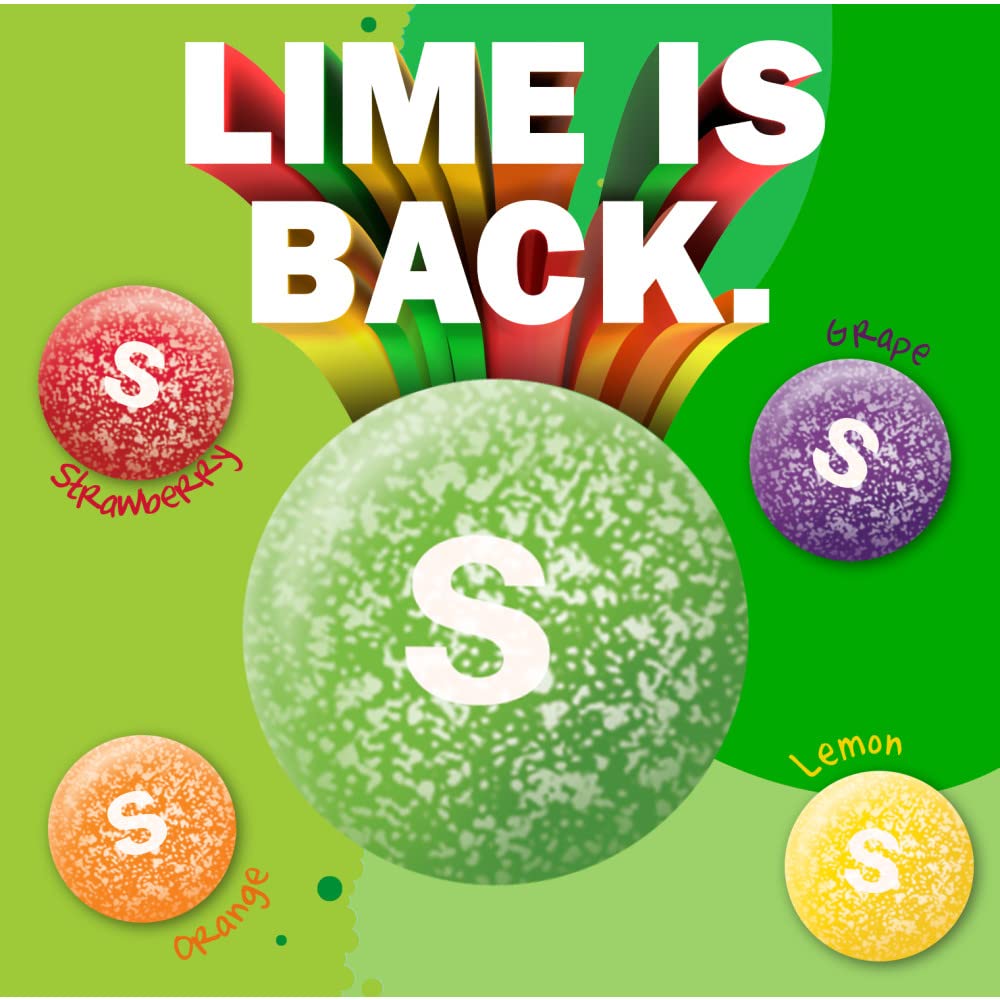 SKITTLES Sour Chewy Candy Bulk Pack, 1.8 oz (24 Full Size Packs)