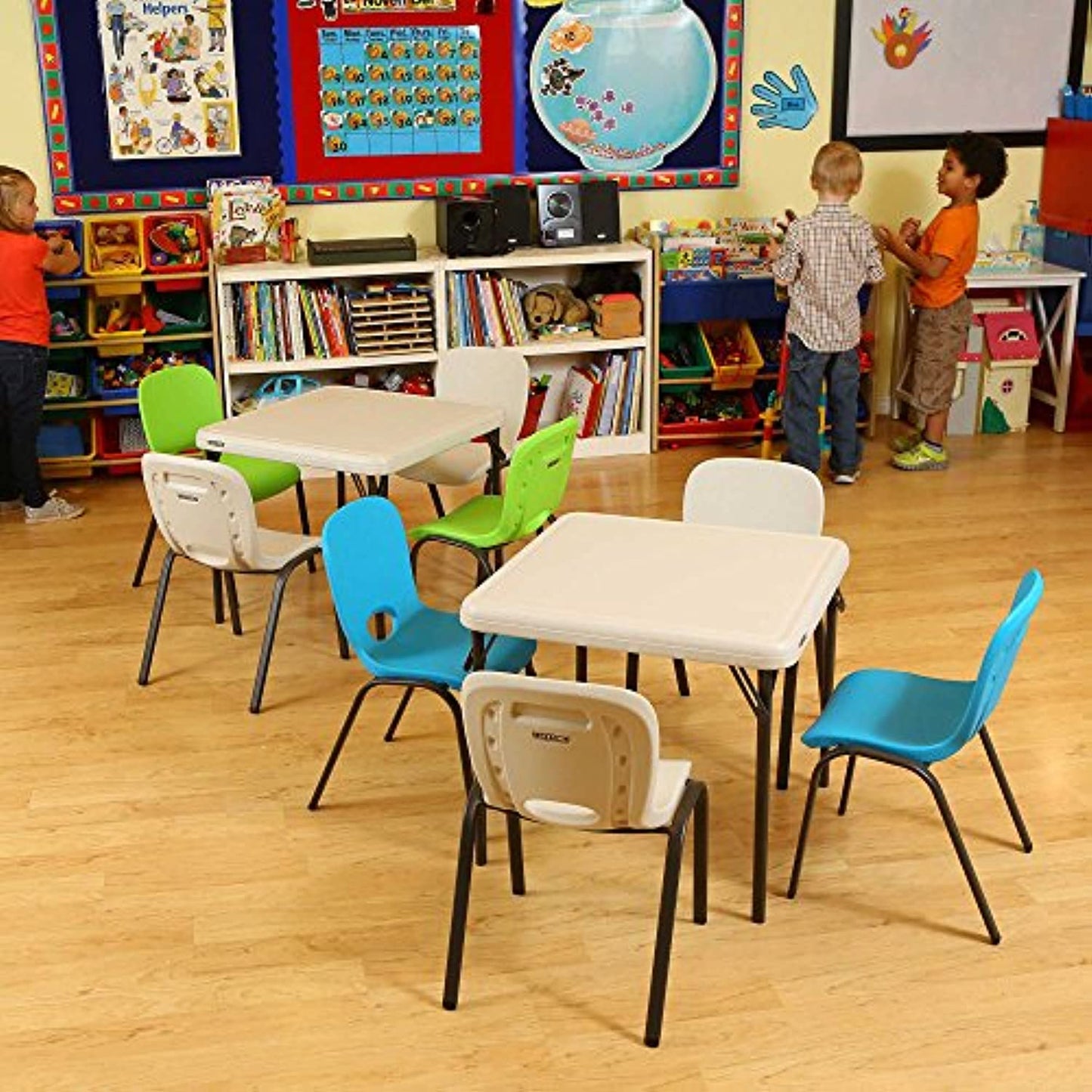 Lifetime 80425 Kids Folding Table, Almond, 24�-2
