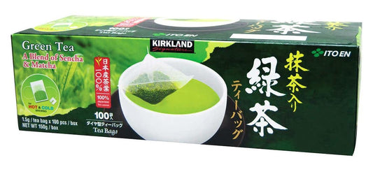 Kirkland Ito En Matcha Blend Japanese Green Tea-100 ct 1.5g tea bags
