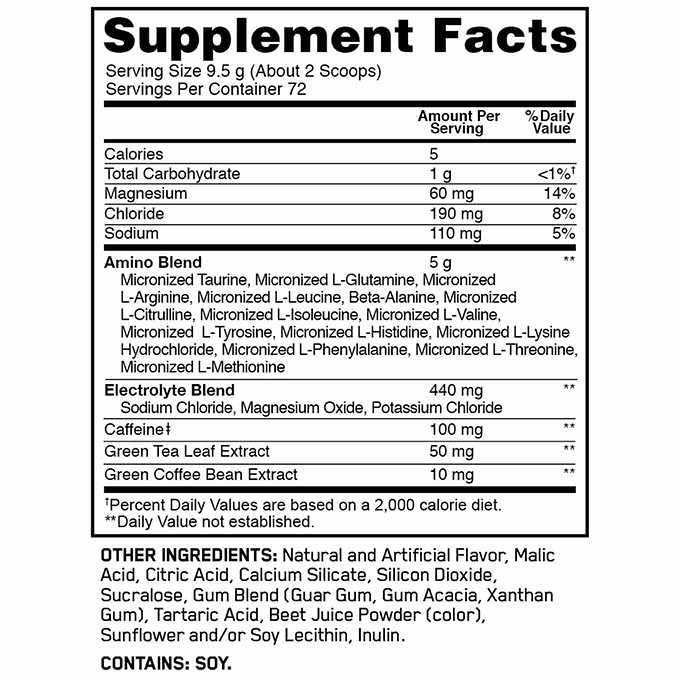 Optimum Nutrition WATERMELON SPLASH AMINO ENERGY ELECTROLYTES Powder 1.51 LB 72 SERVINGS