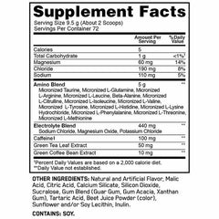 Optimum Nutrition WATERMELON SPLASH AMINO ENERGY ELECTROLYTES Powder 1.51 LB 72 SERVINGS
