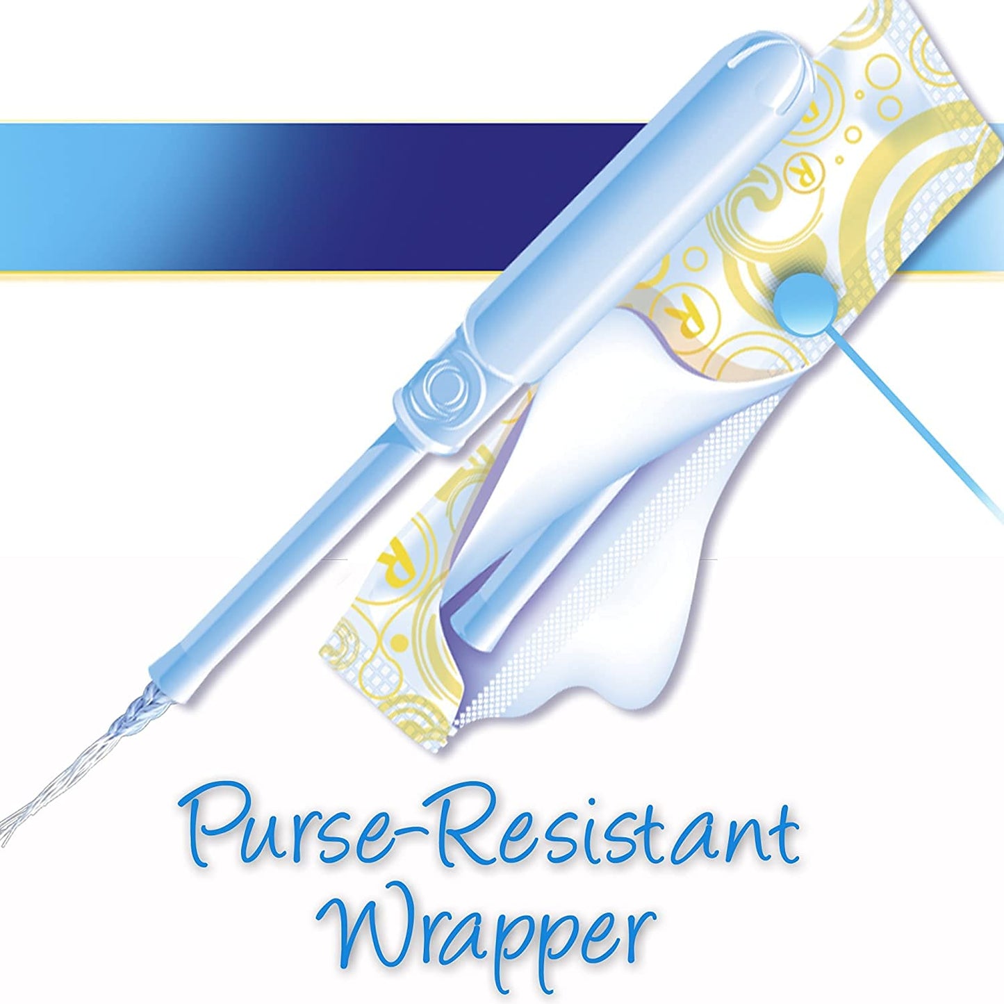 Tampax Pearl Plastic, Antigravity LeakGuard Braid, Regular Absorbency Unscented Tampons, 96 Count