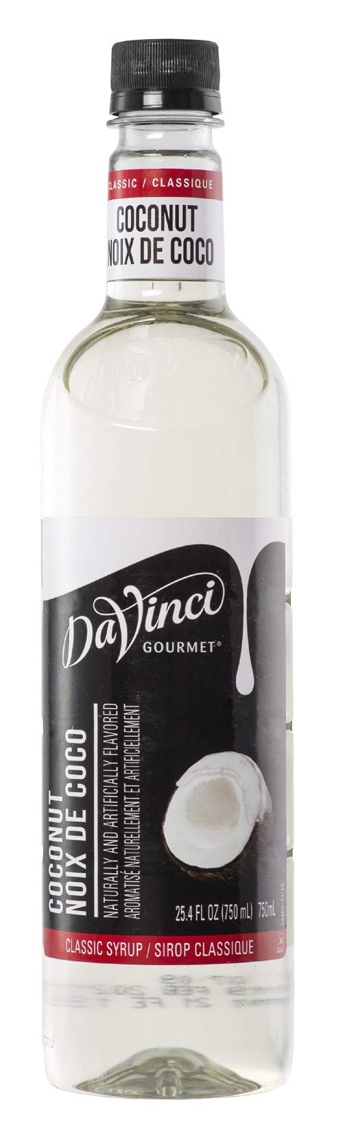 DaVinci Gourmet Classic Syrup, Coconut, 25.4 Ounce (Pack of 3)