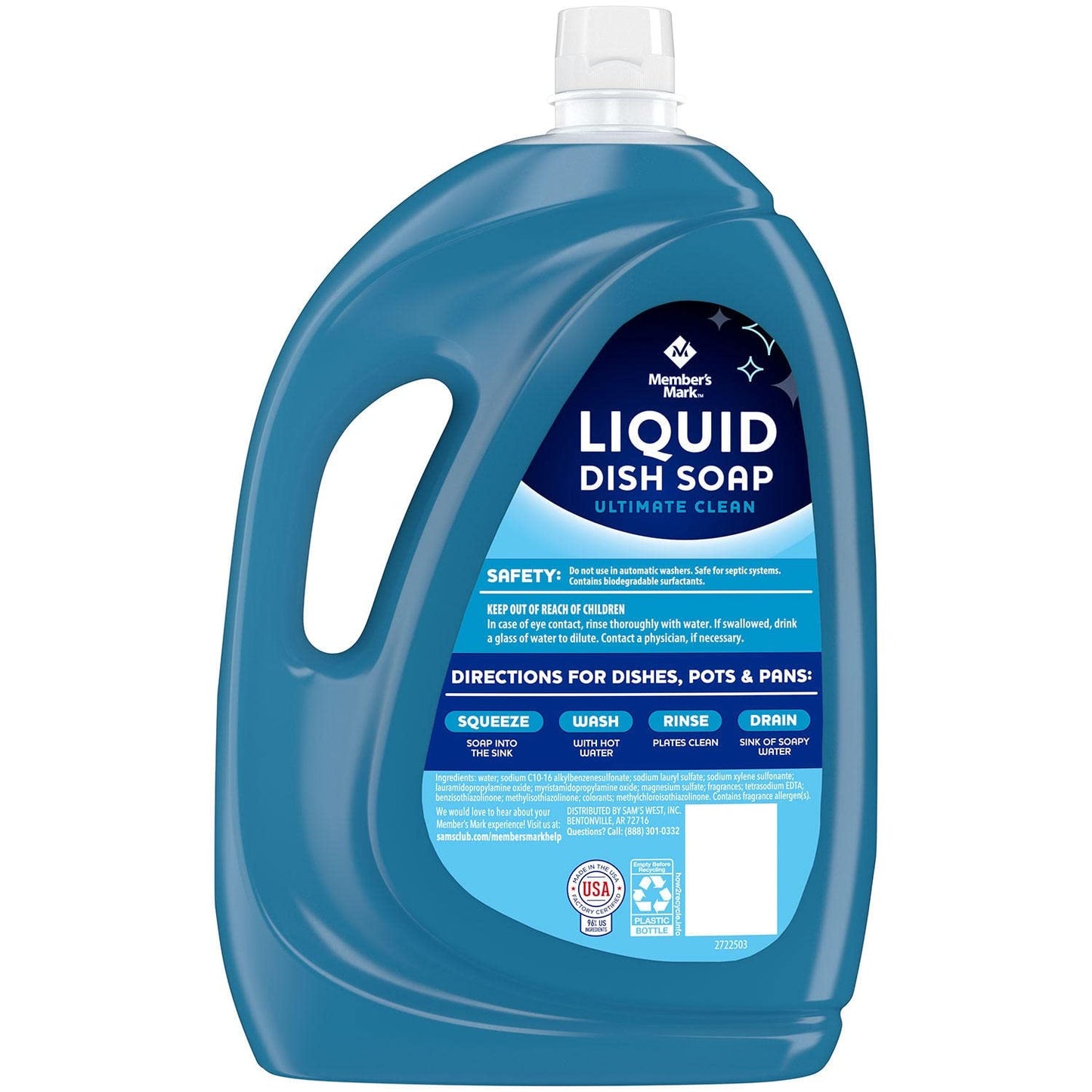 Member's Mark Liquid Dishwashing Soap (100 Fluid Ounce)