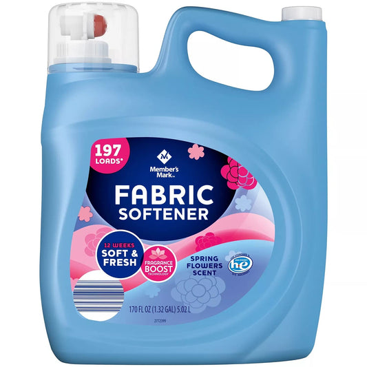 Member's Mark Liquid Fabric Softener, Spring Flowers (170 Ounce)