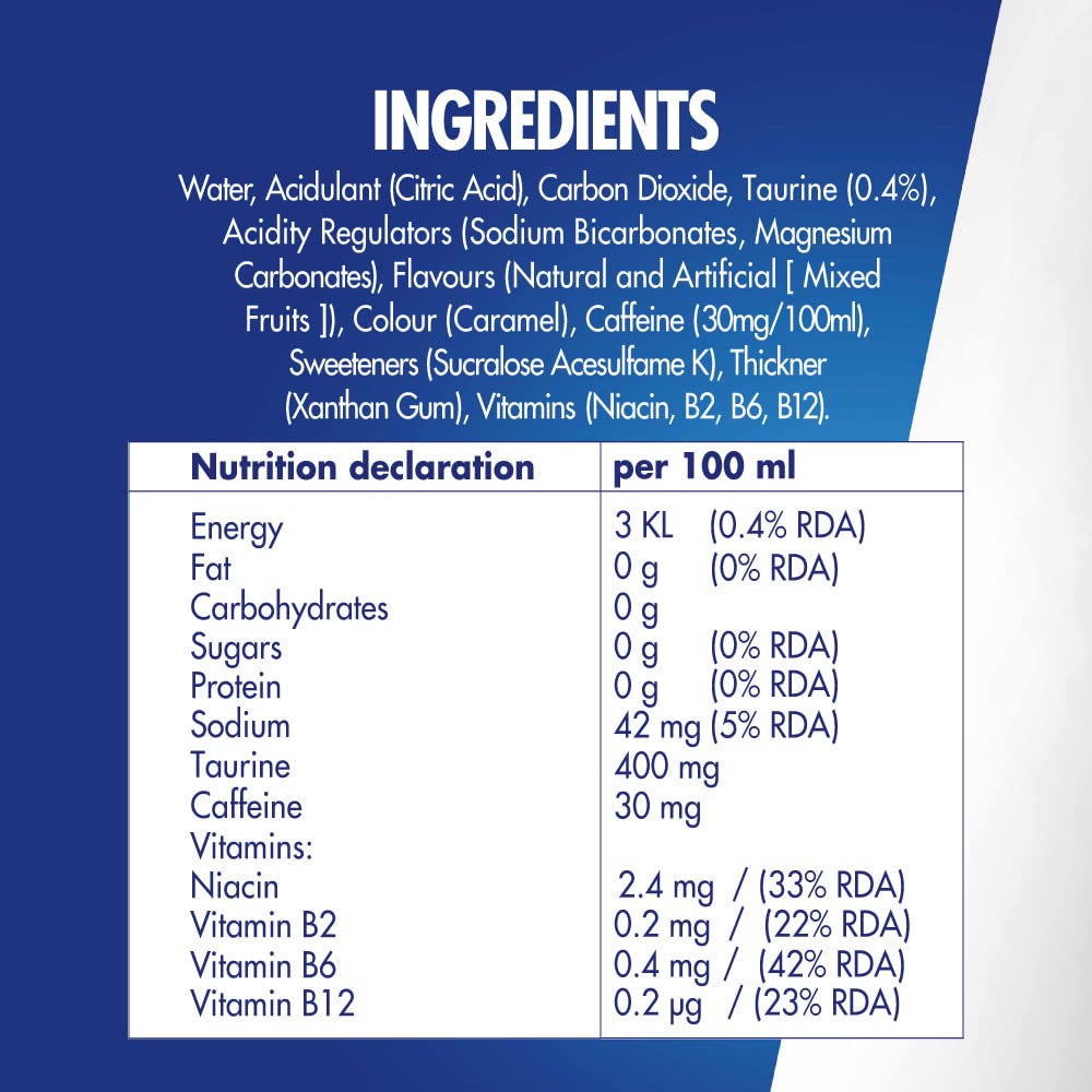 Red Bull Energy Drink Sugar Free 24 Pack of 8.4 Fl Oz, Sugarfree