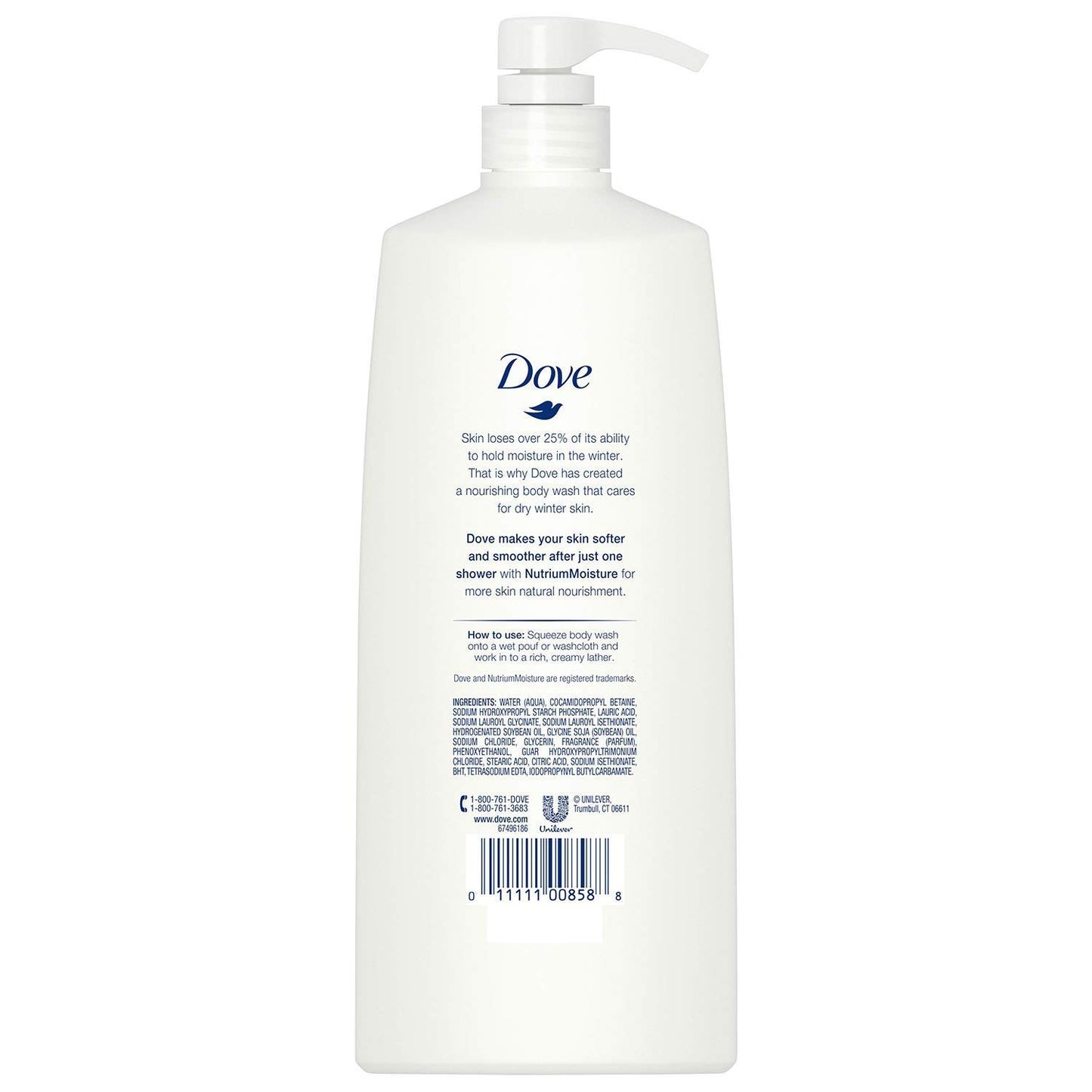 Dove Winter Care Body Wash with Pump (40 fl. oz.)