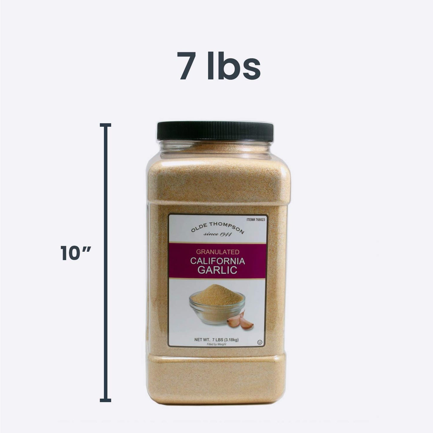 Olde Thompson Minced Garlic, 7 lbs, Bulk Size