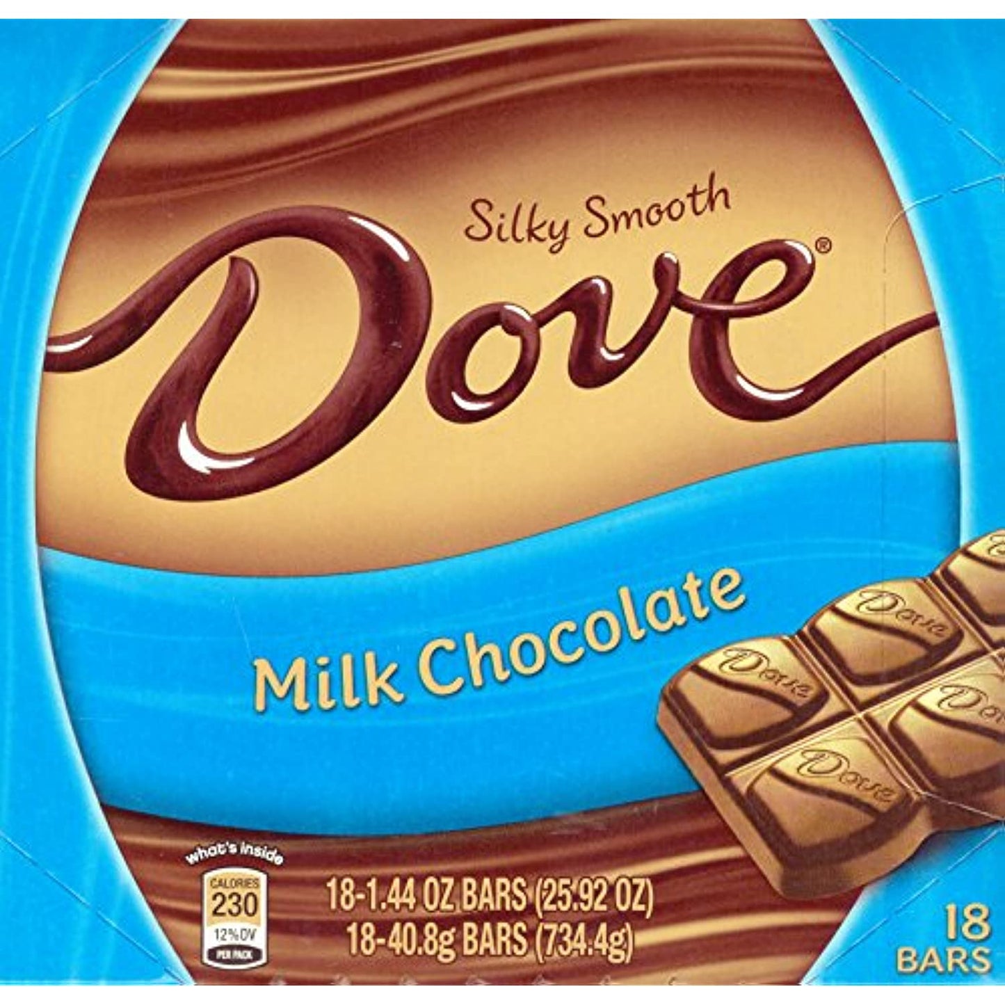Dove Milk Chocolate Bars - 18 ct.
