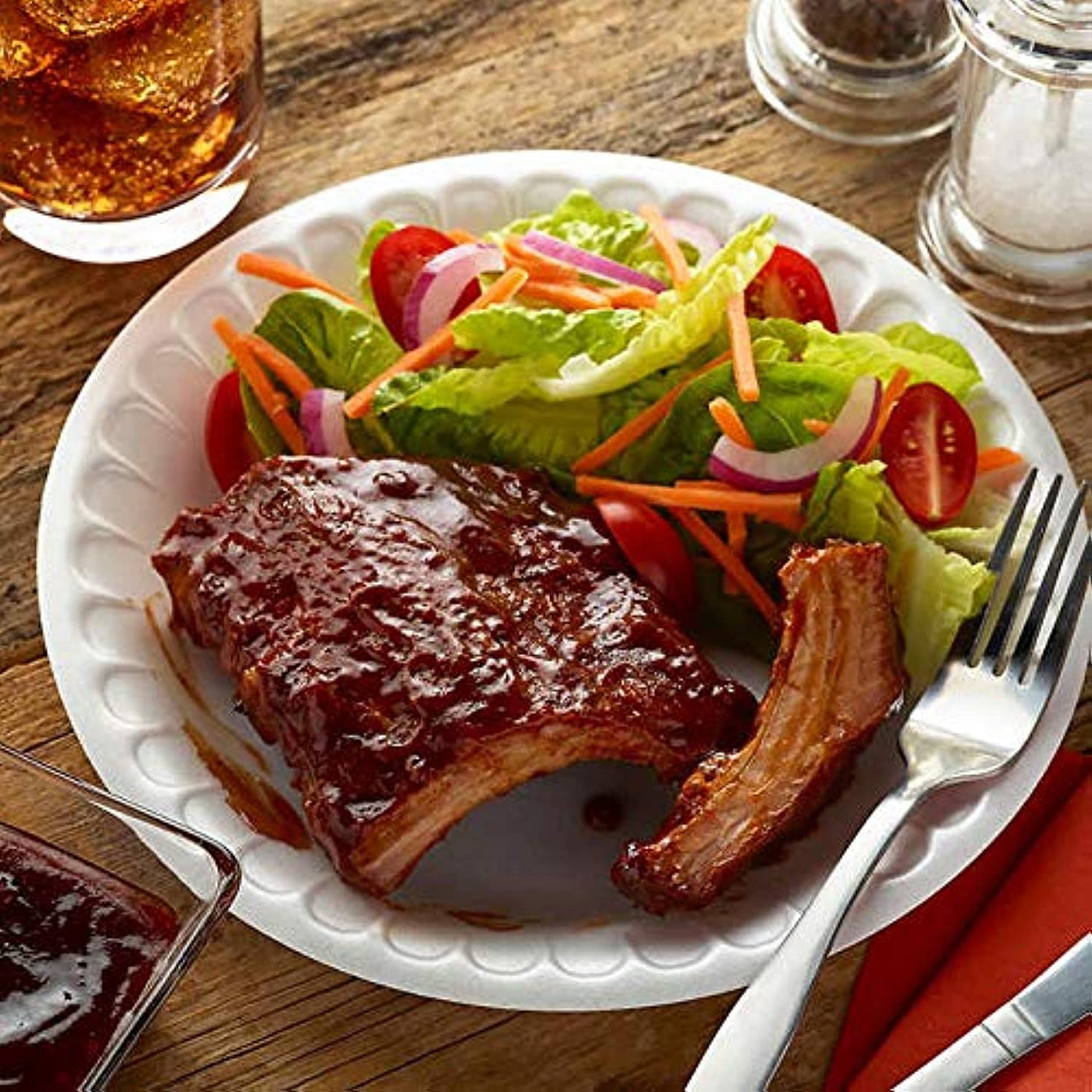 Hefty Super Weight 8 7/8 in Foam Plate, 220-count