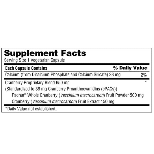 Trunature ONE PER Day Cranberry 650 mg 2 Packs (140 Capsules)