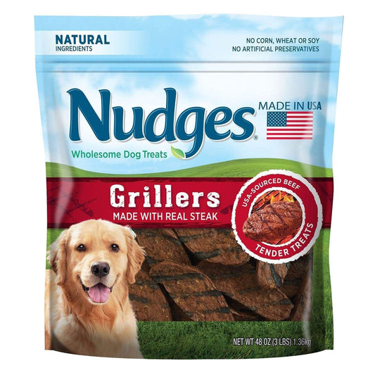 Nudges Wholesome Dog Treats, Steak Grillers (48 oz.) BIG BAG