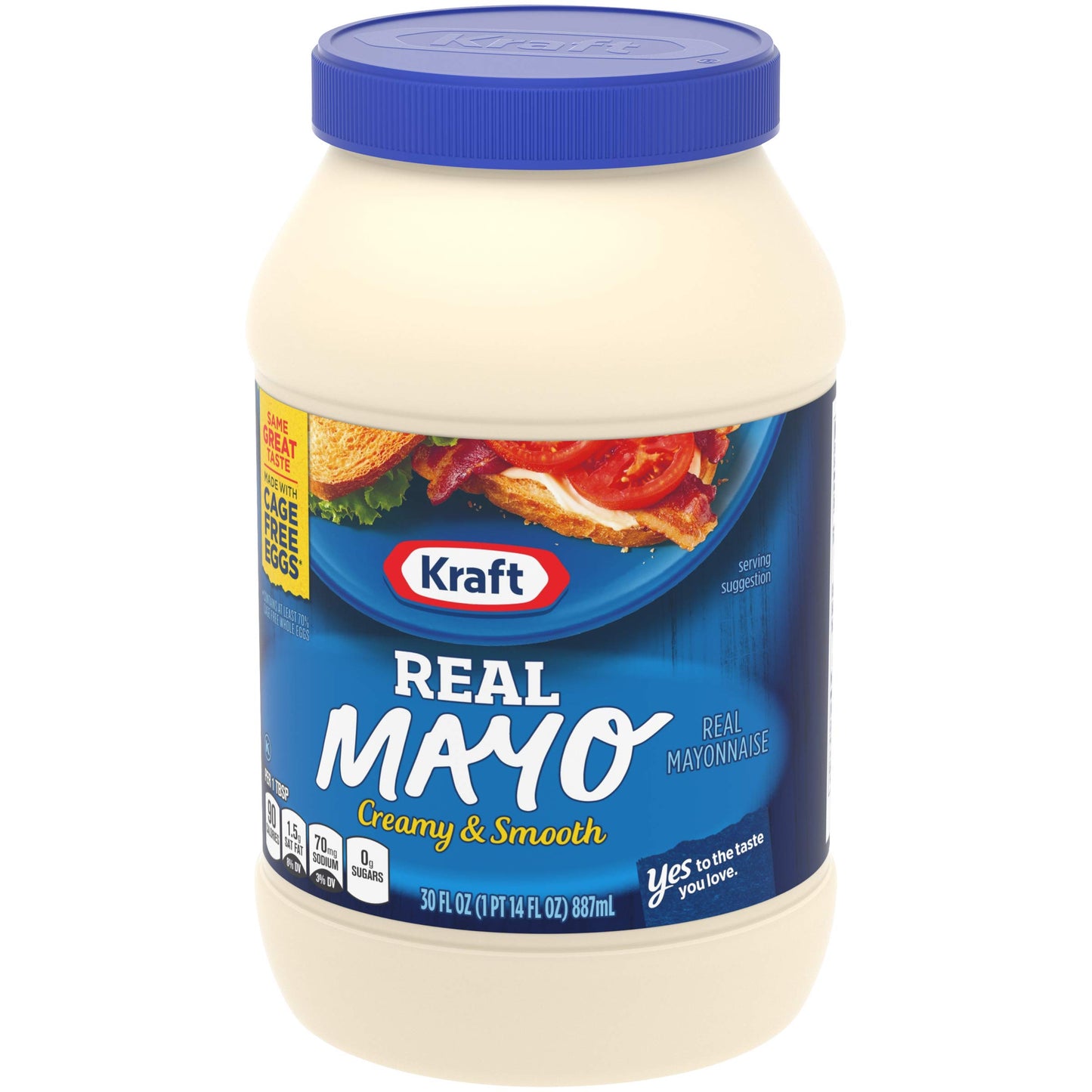 Kraft Mayo Real Mayonnaise (30 Oz Jars, Pack of 2)