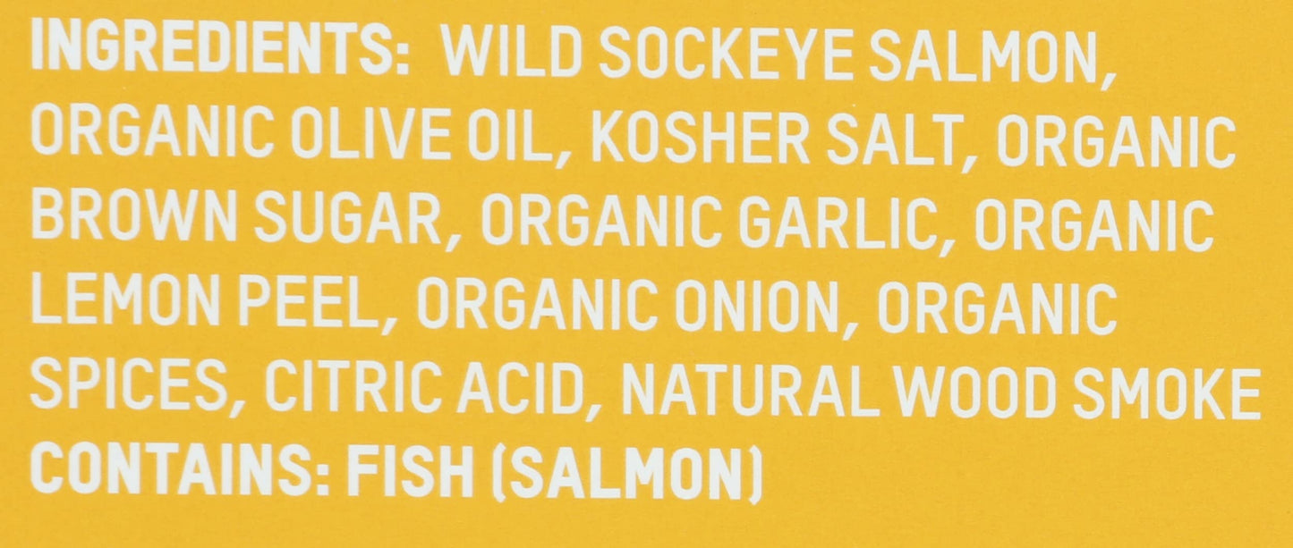 PATAGONIA PROVISIONS Lemon Pepper Wild Sockeye Salmon, 6 OZ