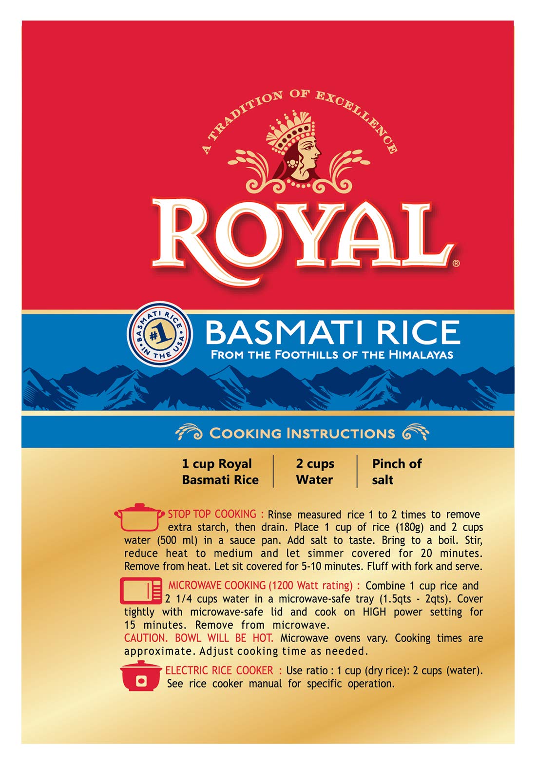 Royal White Basmati Rice, 20 Pound (Pack of 1)