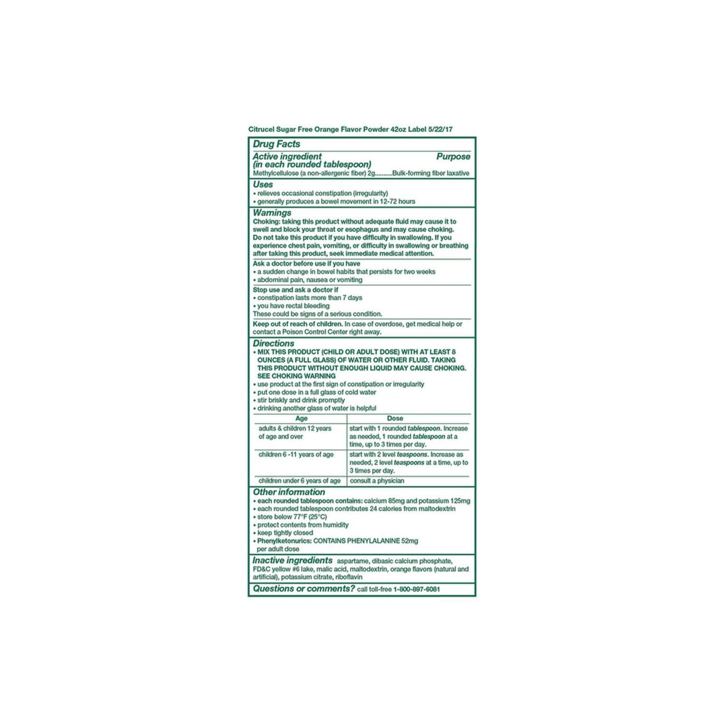 Citrucel Fiber Therapy for Regularity 500 Mg, 240 Caplets