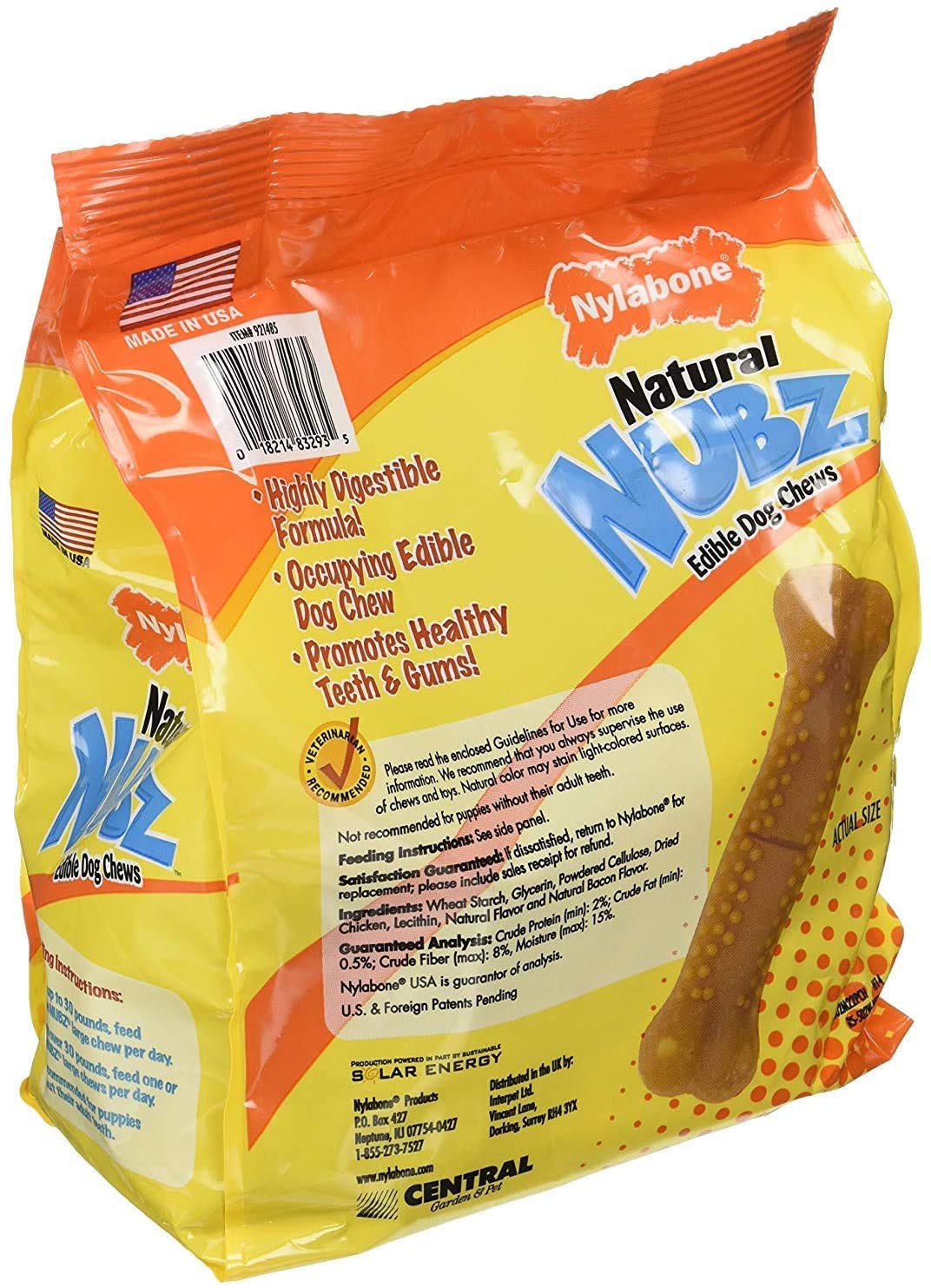 NUBZ Dog Chews, 22-Count, 2-Pack