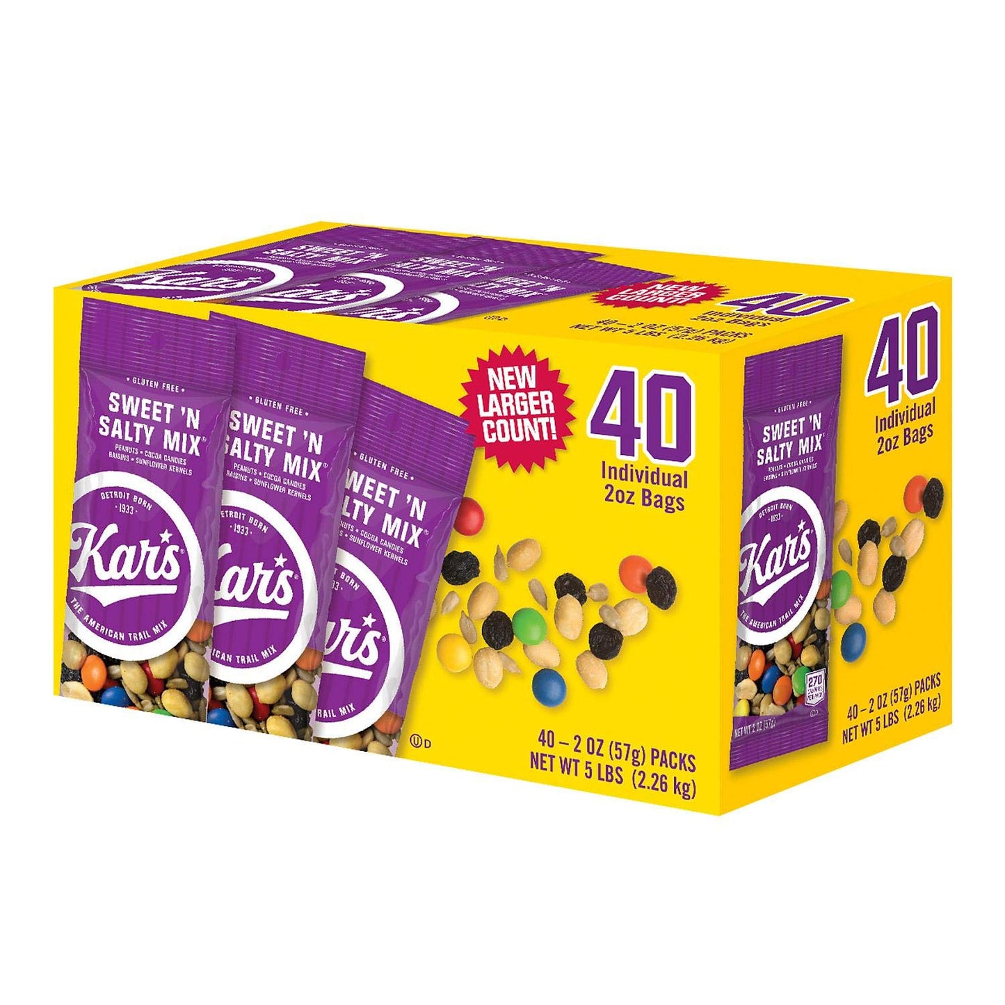 Kar's Sweet 'n Salty Mix 2 oz, 40 ct.