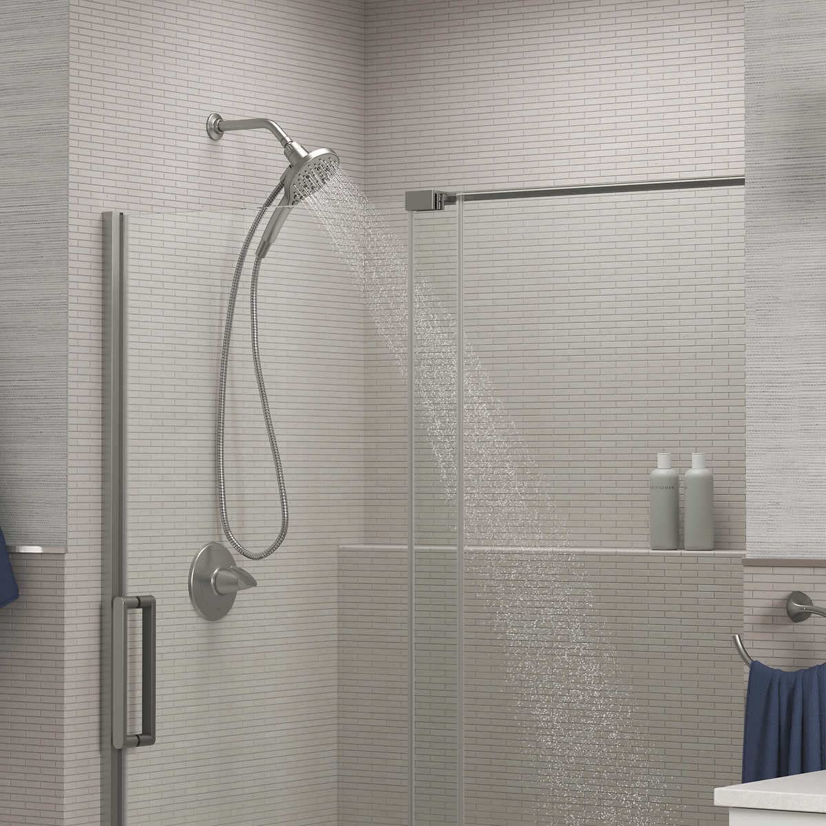 Kohler Prosecco Multifunction Brushed Nickel Handheld Shower