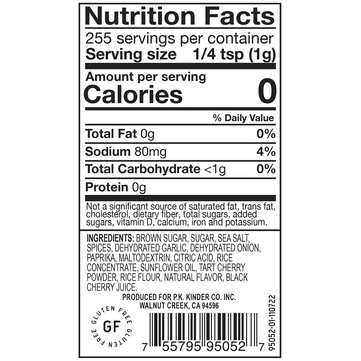 Kinder's Black Cherry Chipotle Rub and Seasoning (9 Ounce)