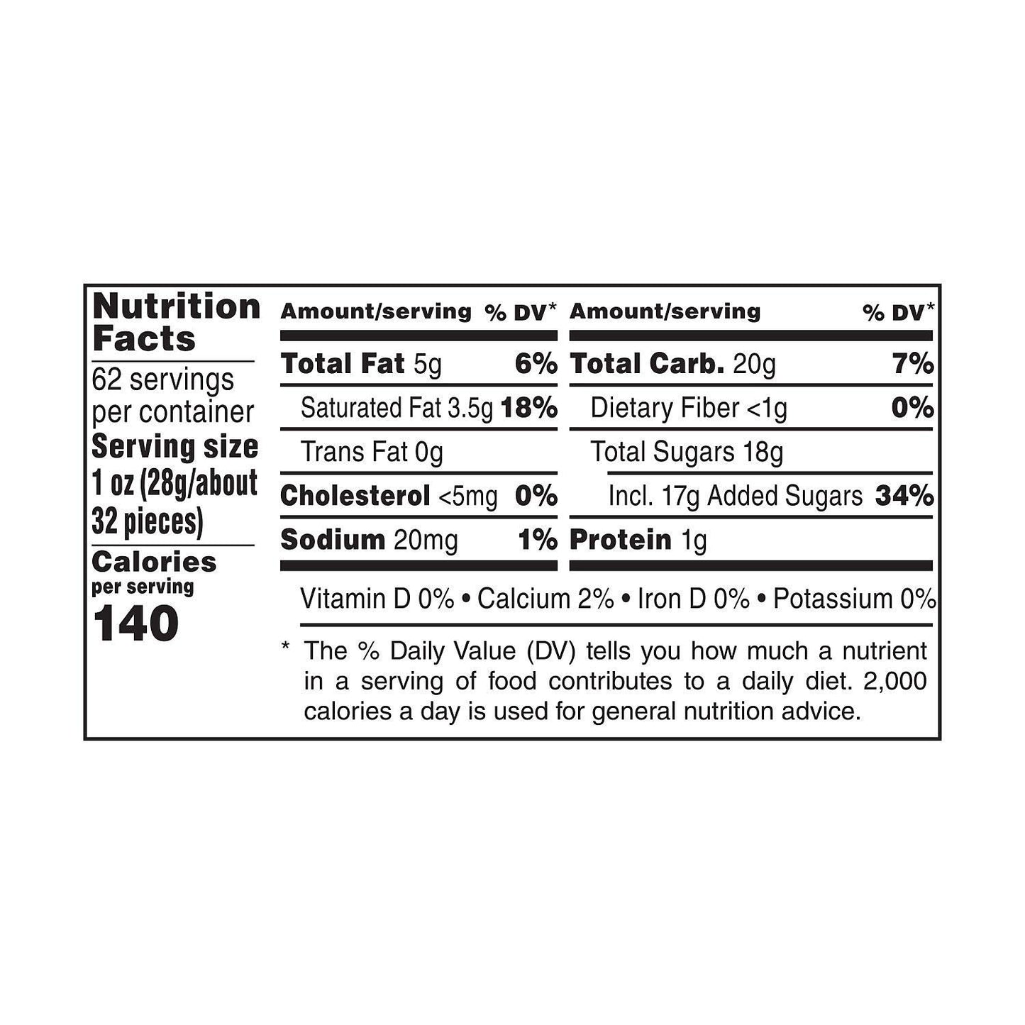 M&M'S Milk Candies Jar, Chocolate, 62 oz