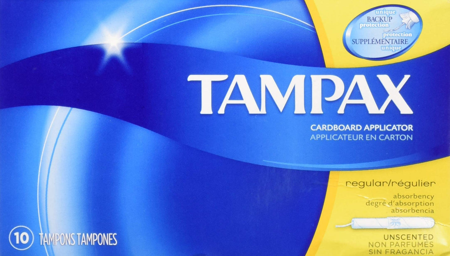 Tampax Tampons Regular 10 Each (Pack of 10)