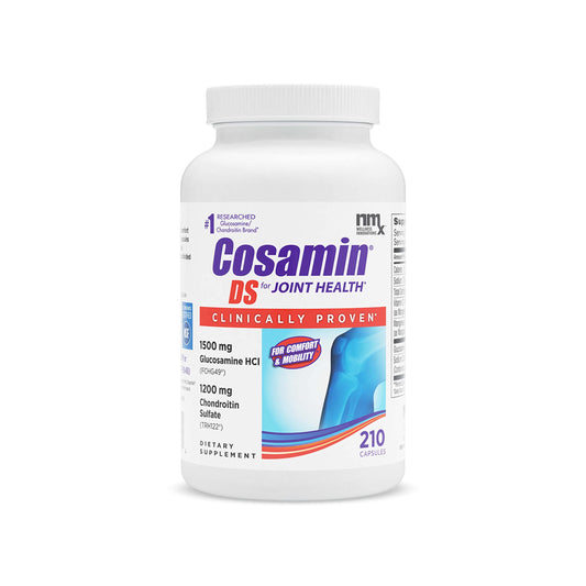 Cosamin DS Nutramax Joint Health Supplement with Glucosamine & Chondroitin for Men�s & Women's Joint Health, 210 Capsules