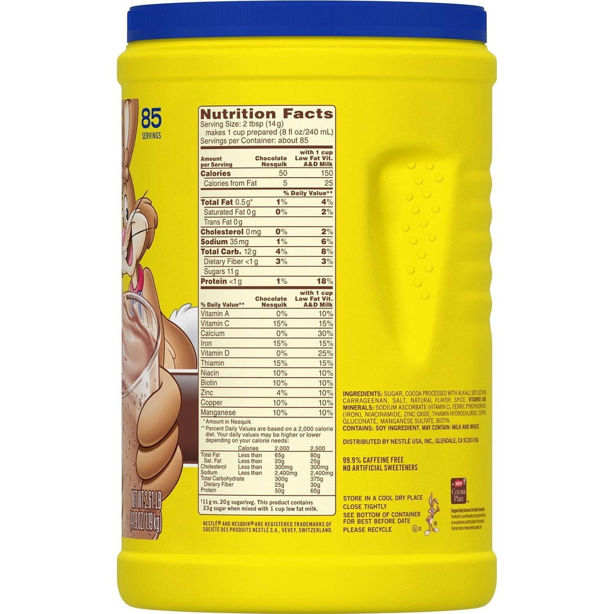 Nestle Nesquick Chocolate Flavored Powder (2.81 lb.)
