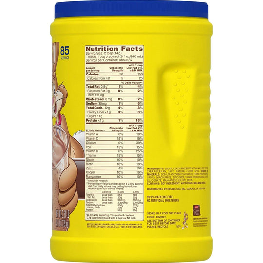 Nestle Nesquick Chocolate Flavored Powder (2.81 lb.)