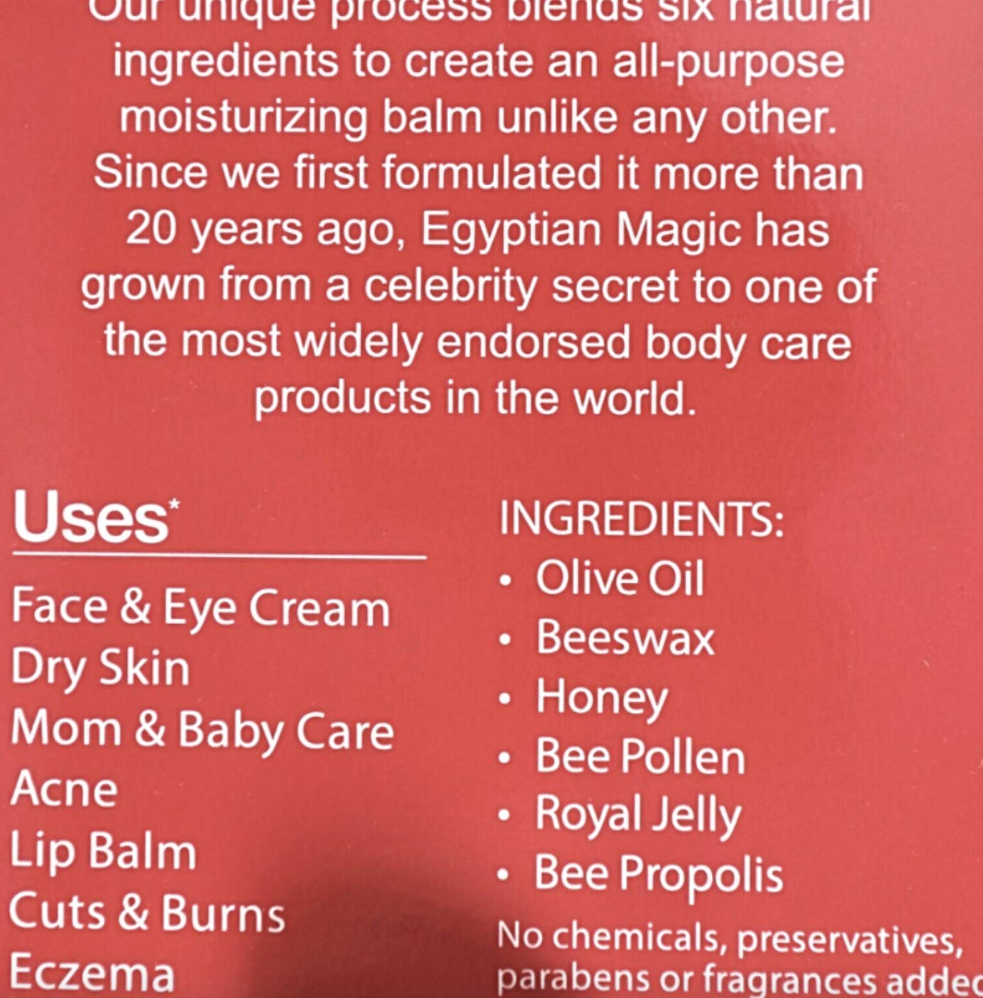 Egyptian Magic All Purpose Skin Cream Bundle - 3 items: 4 oz Jar + 1 oz Jar + .25 oz Jar