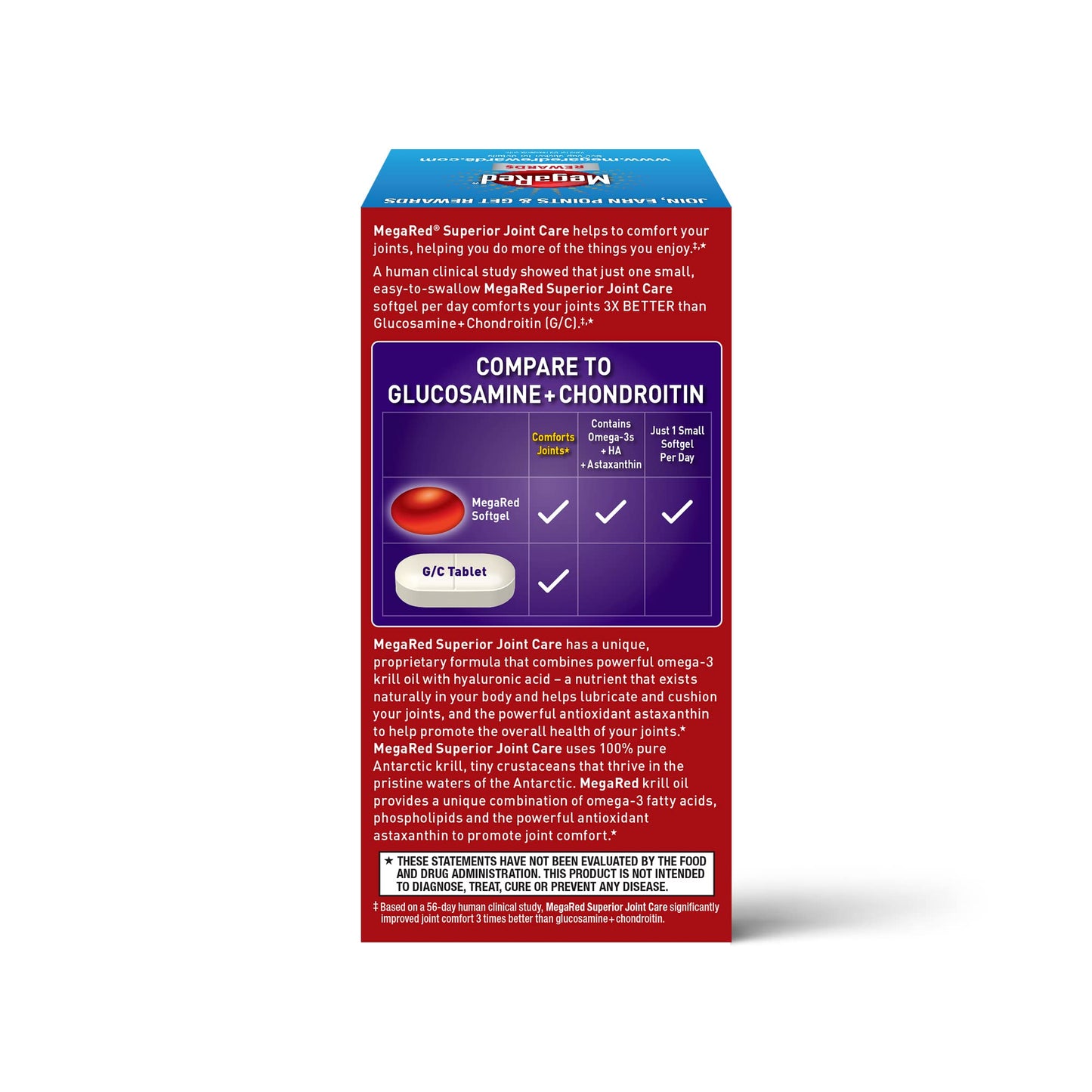 Schiff MegaRed Joint Care 60 Day Supply 60 Softgels