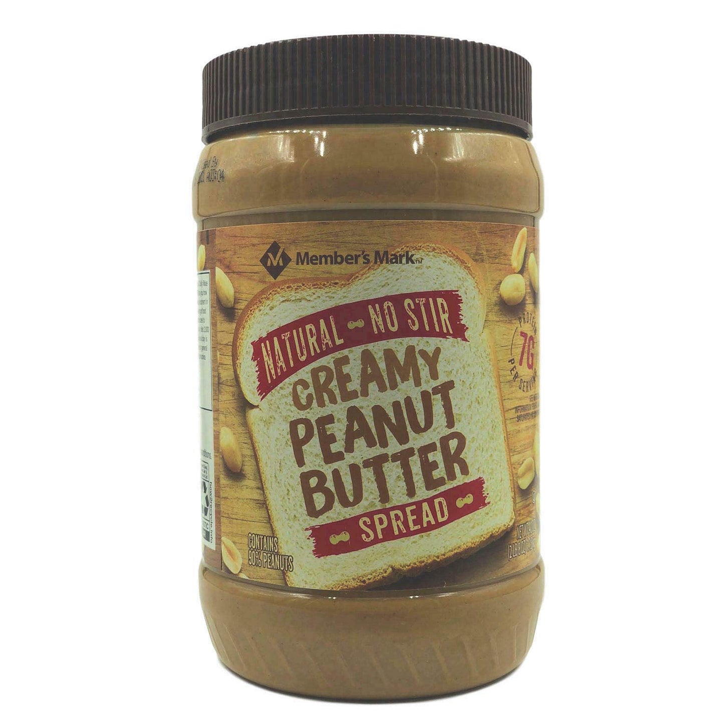 Member's Mark Natural Peanut Butter, 80 Ounce