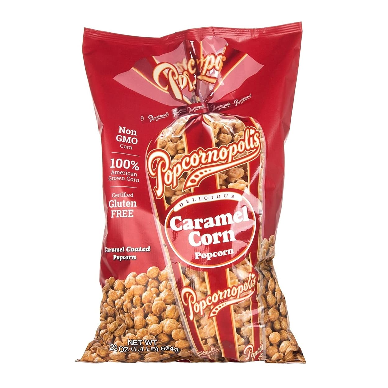Popcornopolis Caramel Popcorn 22 oz Bag
