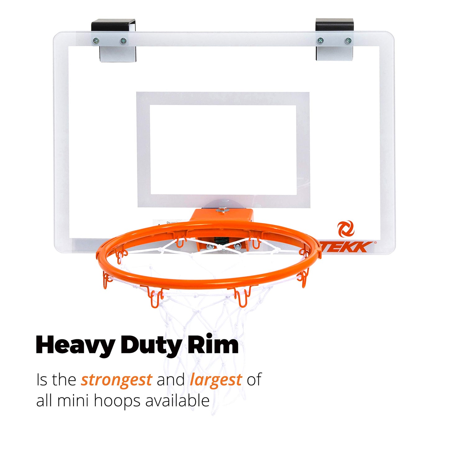 Tekk TA-22 Mini Basketball Hoop, 12 x 18-Inch