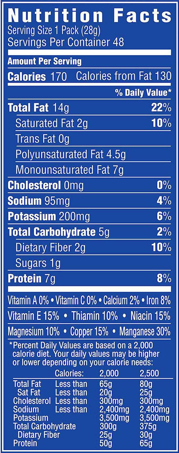 Planters Nuts on the Go Salted Peanuts, 1 oz single-serve bags, 96 Bags Total