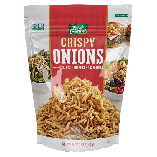 Crispy Onions, 24 Ounce Resealable Bag