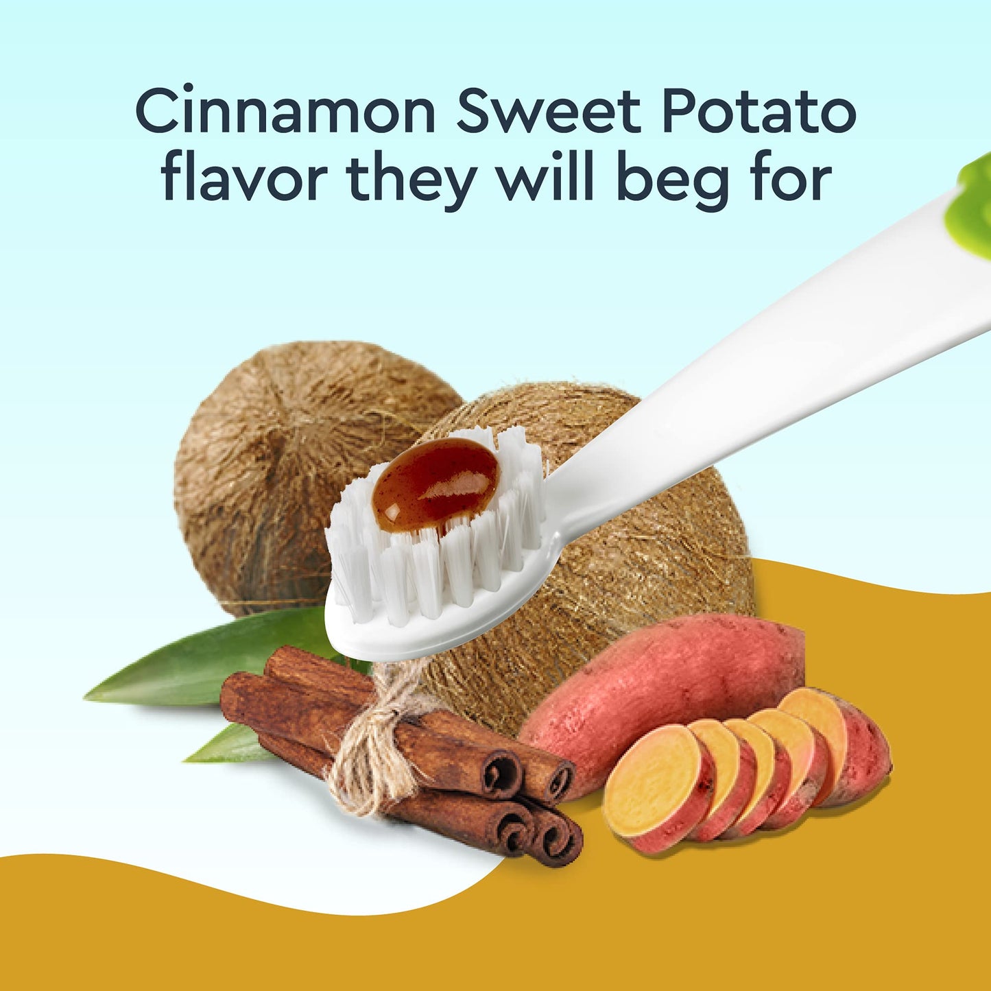 RADIUS USDA Organic Dental Solutions Puppy Kit 1 Unit, 1 Dog Toothbrush & 1 0.8oz Toothpaste, Ultra Soft Bristle & Non Toxic Toothpaste for Dogs, Designed to Clean Teeth, Xylitol Free