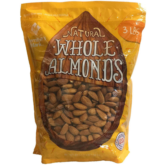 Member's Mark Whole Almonds 3 Pack (3 lbs.)
