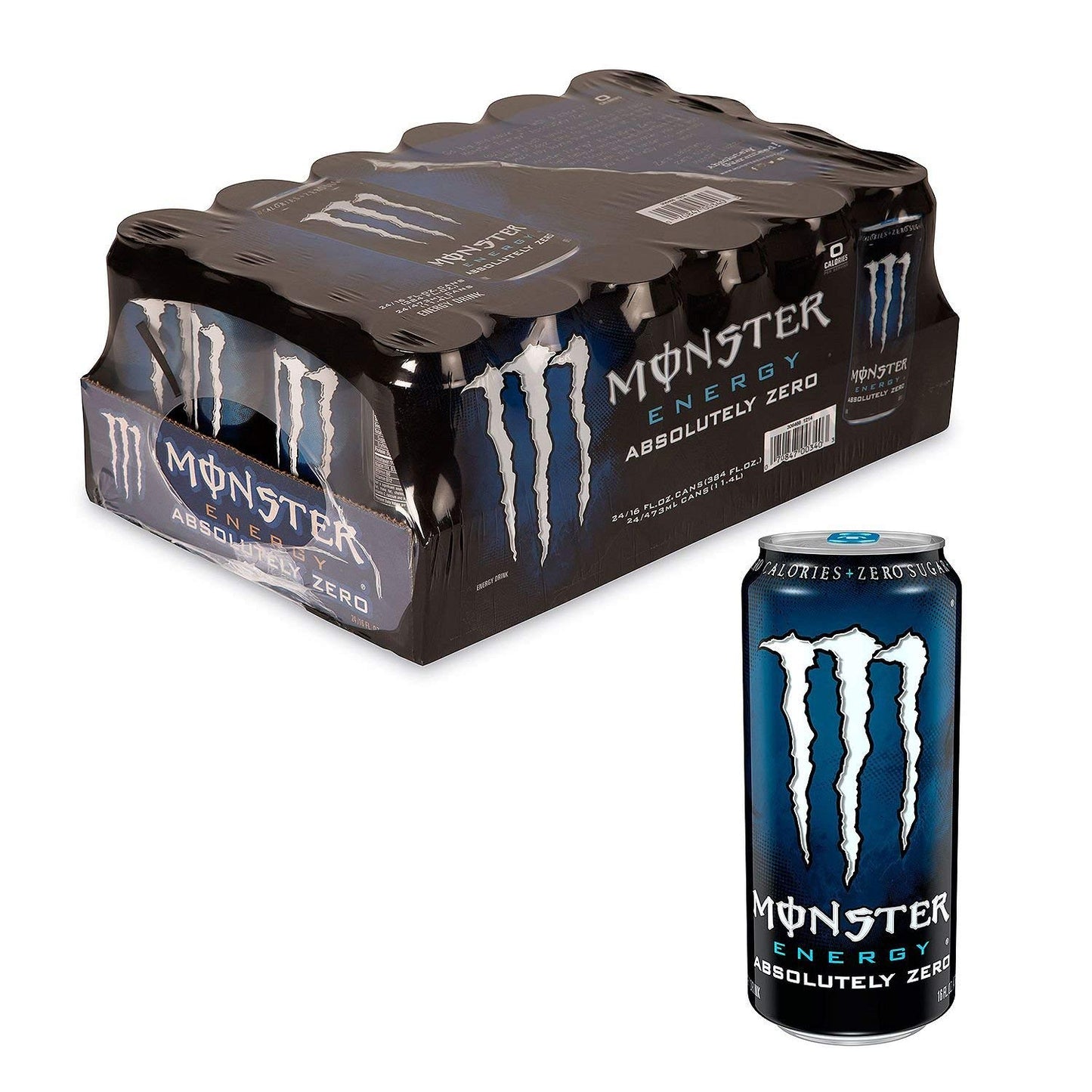 Monster Absolutely Zero Energy Drink (16 oz. cans, 24 ct.)